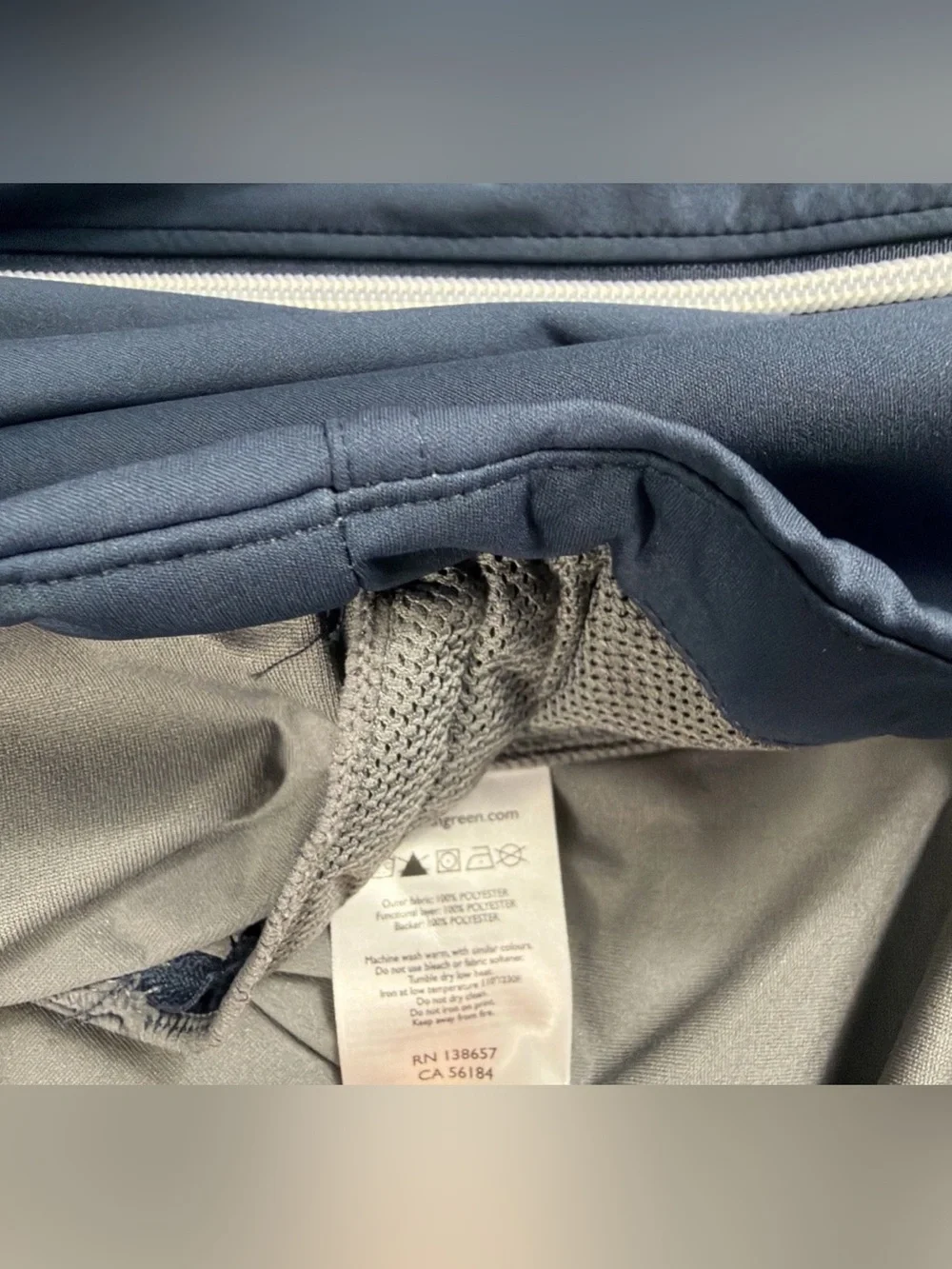 Galvin Green Golf Vest Lathan Wind Rain Large Navy Polyester NWT MSRP $219